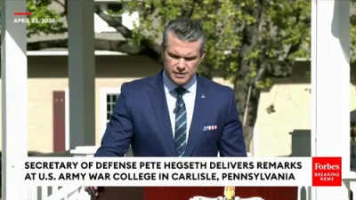 Sec. Def. Hegseth Announces Reforms to the Pentagon.