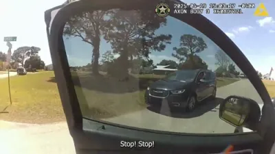 Driver Offers Police Alcohol After Crash.
