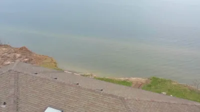 Creeping Erosion Threatens Homes Along Lake Michigan Shoreline.