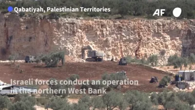 Israeli Forces Raid Northern West Bank.