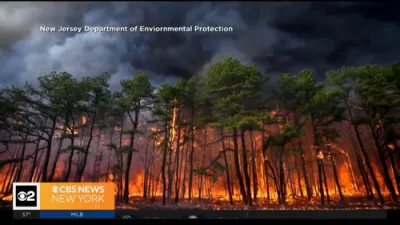 New Jersey Business Destroyed by Raging Jone Road Wildfire.