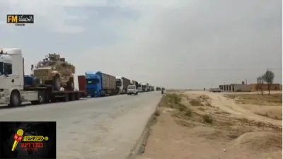 US Forces Withdraw from Syrian Base, Relocate 300 Trucks Convoy to Iraq