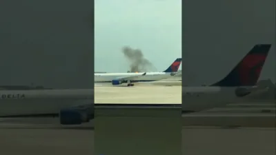 Delta Flight Evacuated After Engine Fire at Orlando Airport.