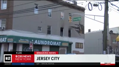 Overnight Fire Erupts at Laundromat in Jersey City, Crews Battle Flames in 3-Story Building.