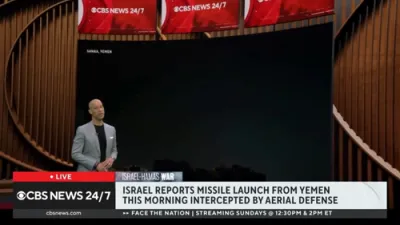 Houthis Fire Missile at Israel Amid Gaza Aid Ship Strike.