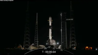 SpaceX Falcon 9 Successfully Launches New Batch of Starlink Satellites.