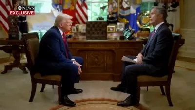 Trump Says Putin Won't Take All of Ukraine &ldquo;Because of Me" in ABC Interview