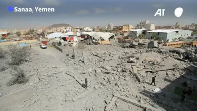 US-Blamed Airstrikes on Yemen's Capital Kill Two and Destroy Buildings