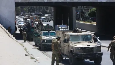 Syrian Forces Flood Damascus Suburb After Sectarian Clashes.