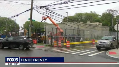 Queens Man Defies City Order to Remove Controversial Fence Around East Elmhurst Lot.