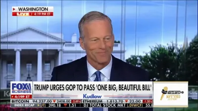 Senate Majority Leader Thune: "Failure Is Not an Option" on Big Legislative Push