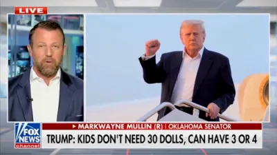 Sen. Mullin Praises Trump's Trade Policy: "He's the First With a Backbone to Stand Up to China."