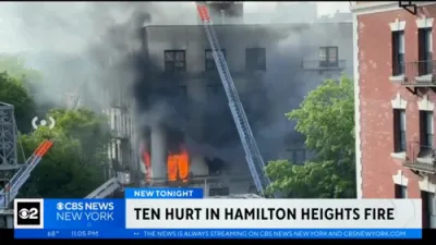 10 Injured in Hamilton Heights Apartment Fire. 