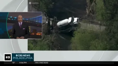 Propane Tanker Triggers Collapse of Wooden Bridge in Emmaus, Pennsylvania.