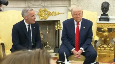 President Trump Holds Bilateral Meeting with Canadian Prime Minister.