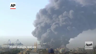 Sudan's Paramilitary Launches Drone Strikes on Port Sudan, Targeting Airport, Port, and Hotel.
