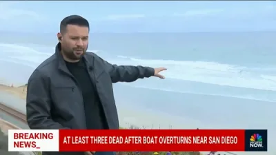 At Least Three Dead After Boat Overturns Off San Diego Coast.
