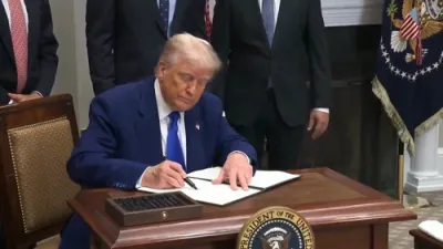 President Defends Acceptance of Luxury Jet, Blasts Reporter as "Fake News."