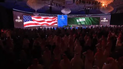 President Trump Participates in a U.S.-Saudi Investment Forum.
