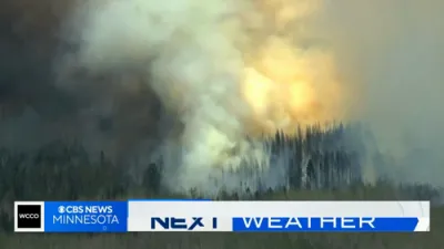 3 Wildfires Torch Hundreds of Acres in Minnesota.