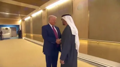 President Trump Receives Warm Welcome in UAE. 