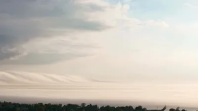 Fog Tsunami Swallows Lake Michigan.