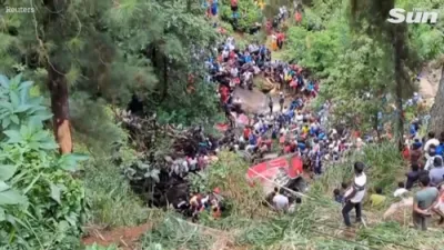 At Least 21 Dead After Bus Plunges Down in Sri Lanka.