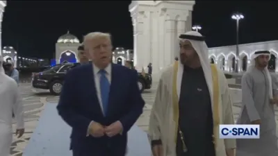 President Trump Meets UAE President at Abu Dhabi.