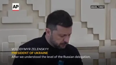 Zelenskyy Blasts Putin's No-Show. 