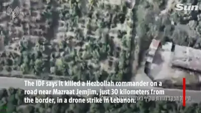 IDF Drone Strike Hezbollah Commander.