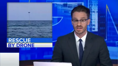 Teen Swimmer Saved by a Drone From Deadly Current in Florida.