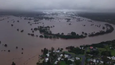 Devastating Floods Seen From Above.