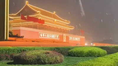 Cars Crushed in Rare Superstorm Chaos in China. 