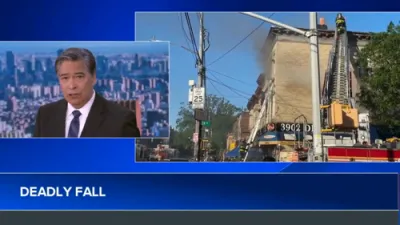 Man Falls after FDNY Ladder Collapse.