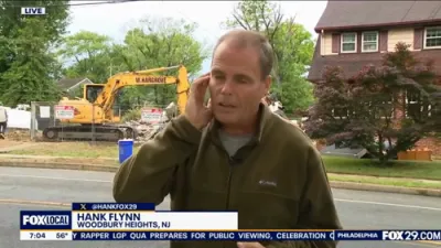 Dash Cam of Dump Truck Crashing into NJ Home. 