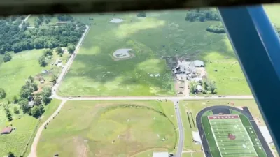 Tornado Ripped Off Roofs Like Paper in Northwest Arkansas.