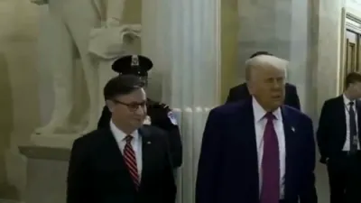 Trump Rallies GOP Lawmakers in Pushing Bill.