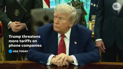 President Trump Warns Phone Companies of Raising Tariffs. 