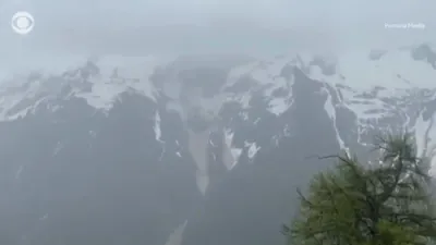 Massive Glacier Collapse Buries 90% of Swiss Village in Ice and Debris.