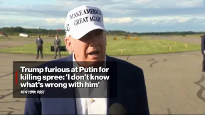 Trump Blasts Putin's Ukraine Bloodbath: 'What the Hell Happened to Him? '