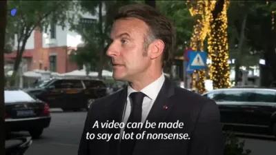 Macron Denies Fight Rumors Between Him and His Wife. 