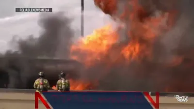 Fuel Tanker Collides with Bus in Fiery Florida Crash.