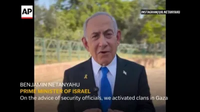Netanyahu: Israel 'Activated' Palestinian Clans in Gaza to Undermine Hamas. 