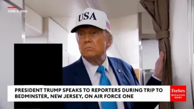 Trump Asked if He'll Keep His Tesla Amid Feud With Elon Musk. 