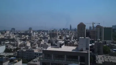 Smoke Rises Over Tehran as Israel Strikes 80 Targets in Intensified Assault. 