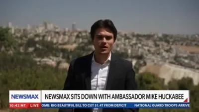 U.S. Ambassador Mike Huckabee Discusses Israel Relations and Talks with Palestinian Leaders. 