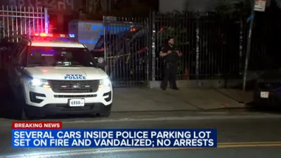 8 NYPD Vehicles Torched in Brooklyn. 