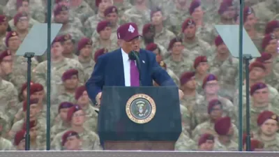 Trump Rallies U.S. Army: 'You Will FIGHT FIGHT FIGHT and WIN WIN WIN'
