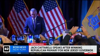 Jack Ciattarelli Declares Victory in GOP Primary for New Jersey Governor. 