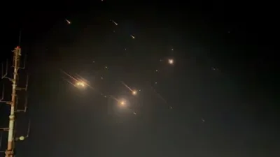 Iran Launches Massive Ballistic Missile Barrage on Northern Israel. 